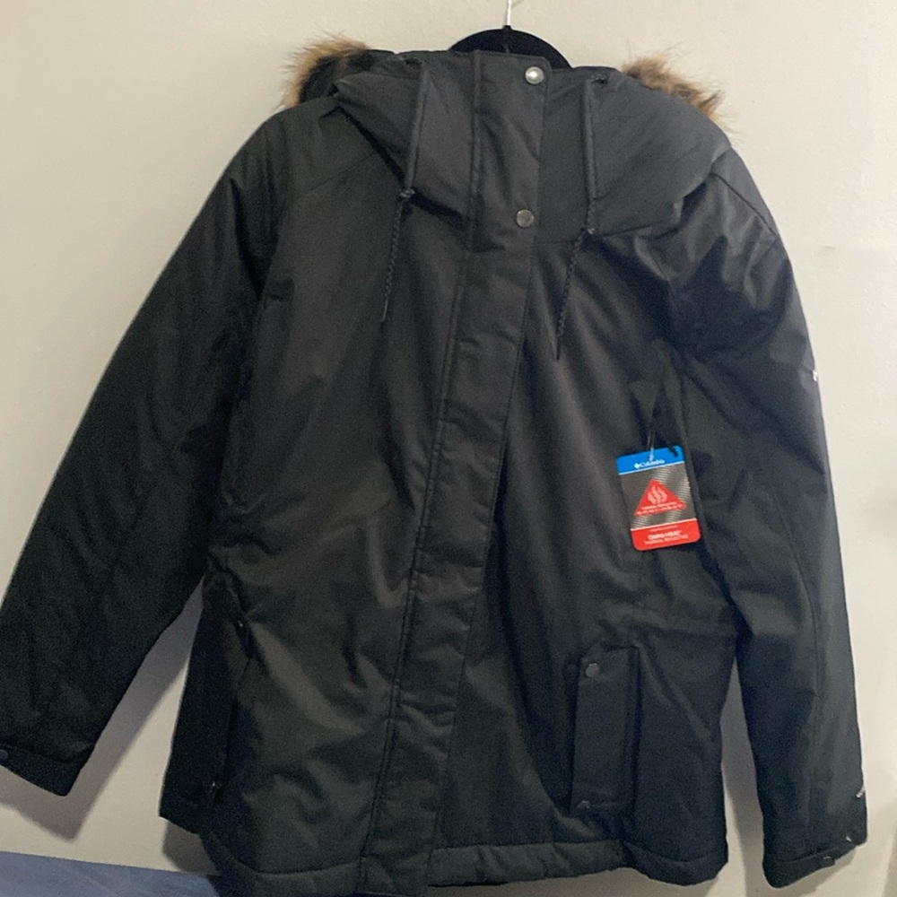Columbia Suttle Mountain II Black Insulated Winter Jacket